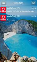 GO SMS Pro Zakynthos theme اسکرین شاٹ 1