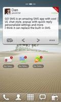 GO SMS Pro Widget capture d'écran 1