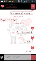 Dasom Couple GO sms theme скриншот 1