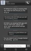 پوستر GO SMS Pro Black Texture Theme