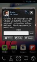 GO SMS Pro Dark Theme পোস্টার