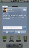1 Schermata GO SMS Pro Grey Theme