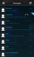 GO SMS Pro Icecream Theme captura de pantalla 2