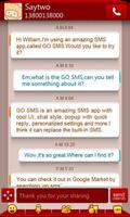 GO SMS Pro SMSbox Theme penulis hantaran