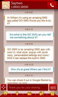 GO SMS Pro SMSbox Theme постер