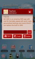 GO SMS Pro SMSbox Theme اسکرین شاٹ 1