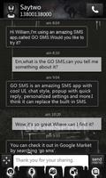 GO SMS Pro Thief Theme gönderen