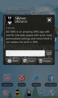 GO SMS Pro Thief Theme ảnh chụp màn hình 1