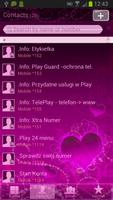 Hearts Themes for GO Contacts syot layar 2