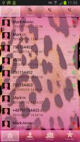 Pink Leopard for GO Contacts Screenshot 1