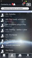 Universe Theme for GO Contacts captura de pantalla 2