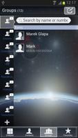 Universe Theme for GO Contacts syot layar 3