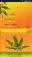 Weed Ganja - GO Contacts Theme Affiche