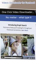 Videos Downloader For Facebook स्क्रीनशॉट 1