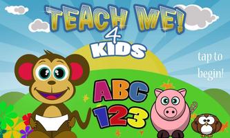 Teach Me 4 Kids ABC 123 Plakat