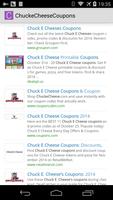 Chuck E Cheese Coupons-poster