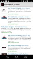 Red Lobster Coupons 海報