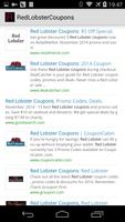 Red Lobster Coupons poster