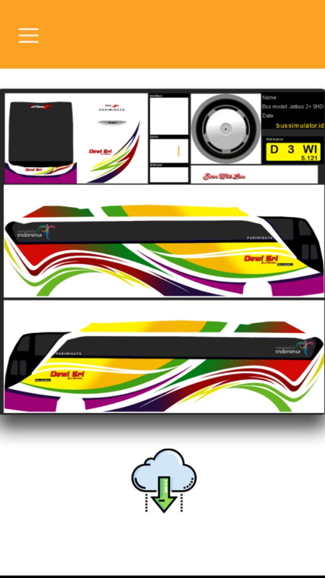 Livery Bussid Srikandi Shd Dewi Sri livery truck anti gosip