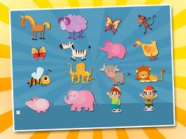 Animal maze : kids & toddlers poster