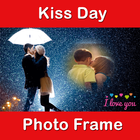 Happy Kiss Day Awesome Valentine Photo Frames icon