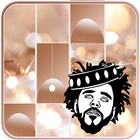 J Cole Piano Tiles game Music icône