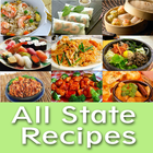All State Recipes in हिंदी-आल स्टेट रेसिपीज Hindi icon