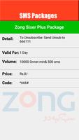 Zong All Network Packages 2018 capture d'écran 1