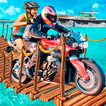 ”Beach Moto Bike Stunt Rider