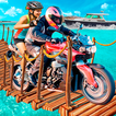 Beach Moto Bike Stunt Rider
