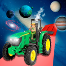 Galaxy Farming Tractor : Space Racing Game APK