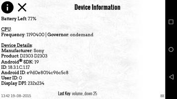 Device Information 스크린샷 1