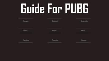 Guide For PUBG Affiche