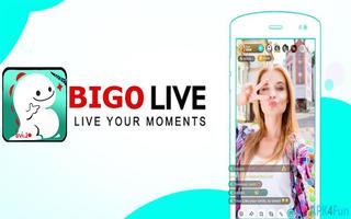 Hot Bigo Live vidio - bigo live البث المباشر tips Affiche