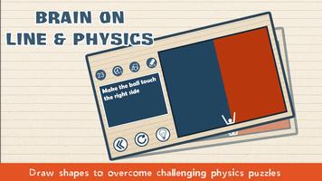 Brain on Line vs Physics Puzzl plakat