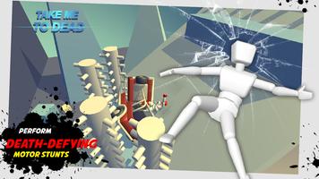 Stickman Turbo Dismounting 3D โปสเตอร์