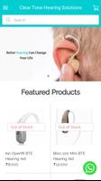 Clear Tone Hearing Solutions poster
