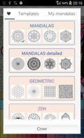 Mandalas coloring pages screenshot 1