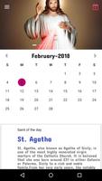 Christian calendar 2018 & Today Saints Affiche