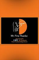 Mr Fine Thankz-poster