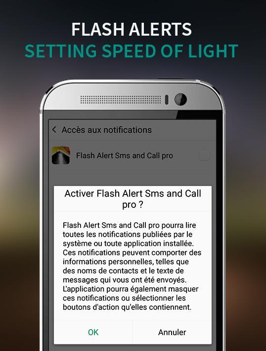 Flash Alerts تطبيق تصوير الشاشة 7.