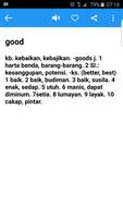 Indonesian English Dictionary capture d'écran 2