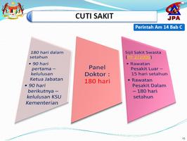 Buku Perintah Am Bab C - Cuti capture d'écran 2