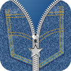 Jeans Zipper Lock Screen icon