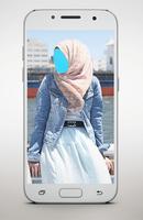 Hijab Jean Selfie - Camera Affiche