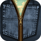 Jeans Zipper Lock Screen icon