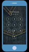 Jeans Zipper Lock Screen captura de pantalla 3