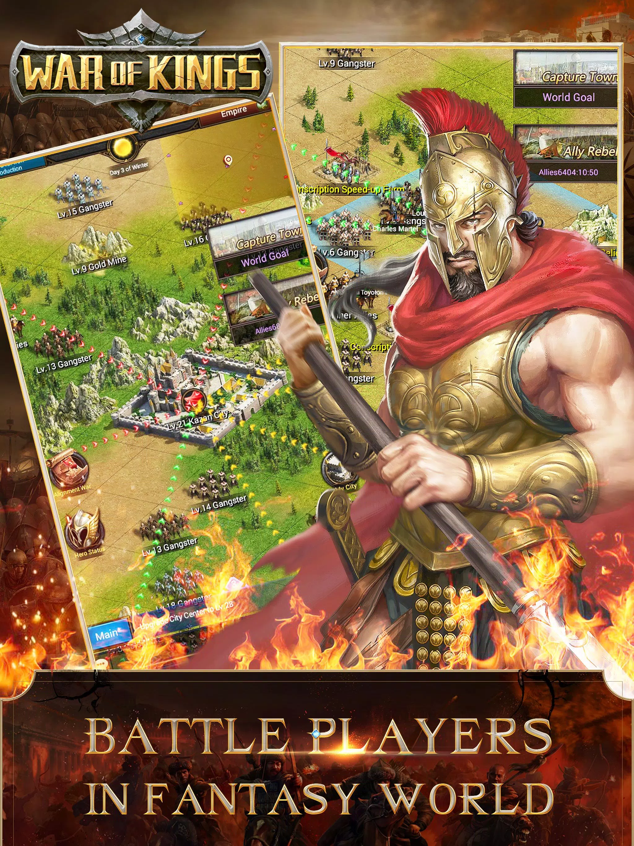 War of Kings: Jogo de estratégia para celular Android Jogos APK