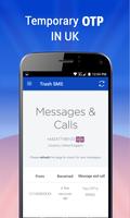 برنامه‌نما Temp SMS - Disposable OTP ( UK ) عکس از صفحه