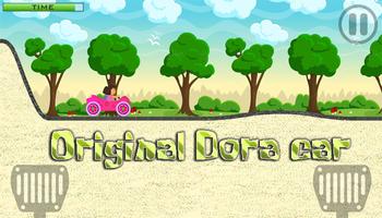 Little dora car game Affiche